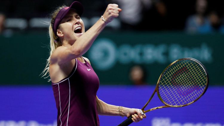 Tennis - What a difference a year makes for high-flying Svitolina