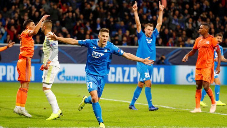 Hoffenheim earn draw against Lyon with stoppage time goal