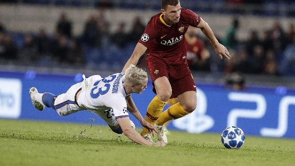 Champions: Roma-Cska Mosca 3-0 Champions: Roma-Cska Mosca 3-0