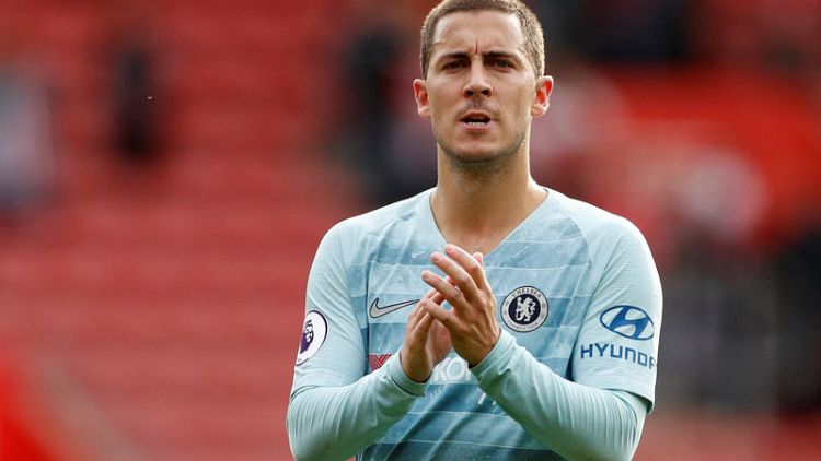 Chelsea's Hazard ruled out of BATE clash with back injury