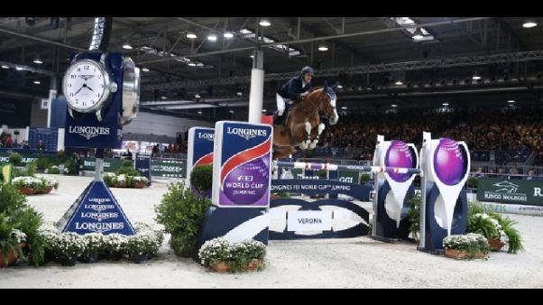 Equitazione: a Verona Jumping World Cup Equitazione: a Verona Jumping World Cup