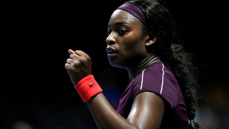 Tennis - Stephens uses losing set to lay foundations for Bertens win