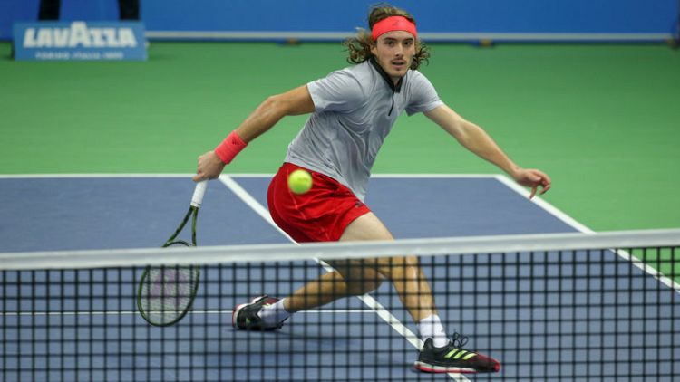 Tennis - Tsitsipas clocks up another win in Basel