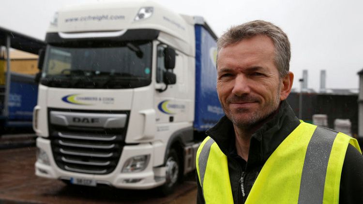 With Brexit talks in gridlock, British truckers plan for the worst