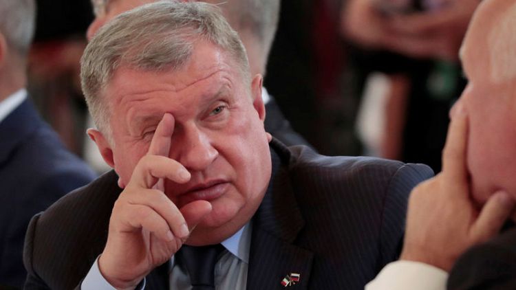 Rosneft's Sechin comfortable with oil price, says no one wants a spike