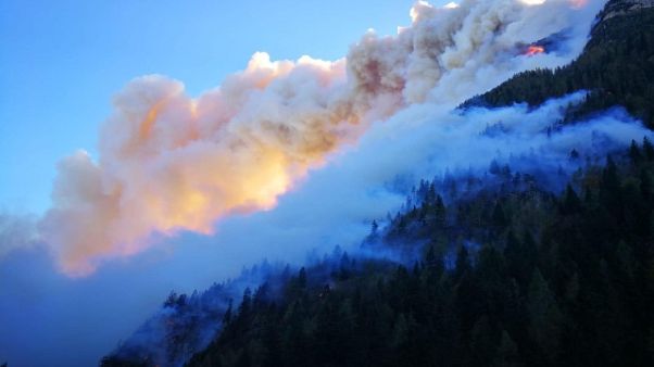 Rogo Agordino, sgombero frazione Taibon Rogo Agordino, sgombero frazione Taibon