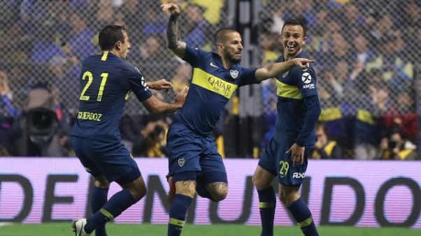 Libertadores, Boca Jrs.-Palmeiras 2-0 Libertadores, Boca Jrs.-Palmeiras 2-0