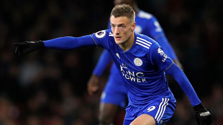 Leicester striker Vardy a doubt for West Ham match