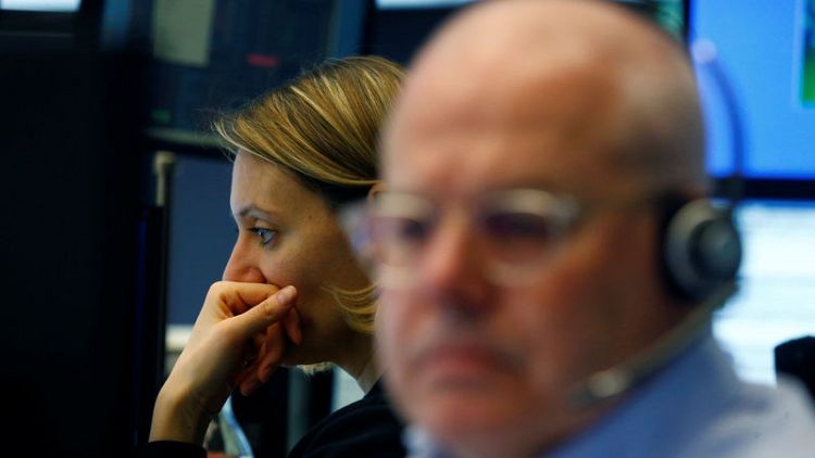 European stocks sink as tech gloom spreads, Valeo plunges