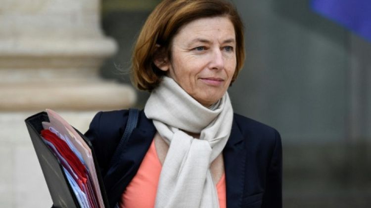La ministre française des armées Florence Parly à Paris, le 24 octobre 2018