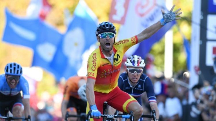 Cyclisme: le Vélo d'or mondial 2018 à Valverde