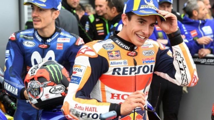 MotoGP: Marquez encore en "pole", en passant entre les gouttes au GP d'Australie