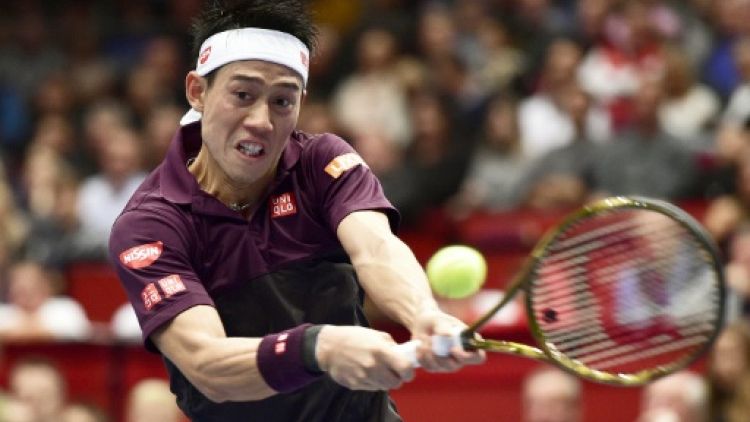Tennis: Nishikori en finale à Vienne, le Masters en ligne de mire