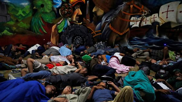 Central American caravan moves on in spite of Mexico jobs offer Central American caravan moves on in spite of Mexico jobs offer