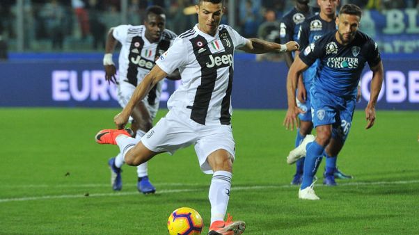 Ronaldo scores twice as Juve overcome fright to win at Empoli Ronaldo scores twice as Juve overcome fright to win at Empoli