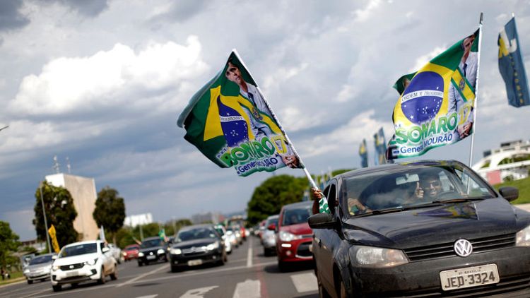 Brazil leftist's hopes of catching Bolsonaro slim, but gap narrows