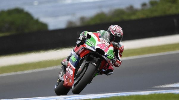Gp Australia: Espargarò nono su Aprilia Gp Australia: Espargarò nono su Aprilia