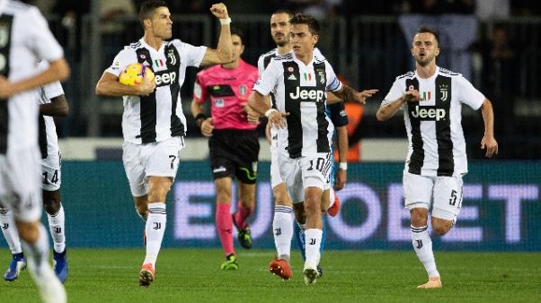 Juve: Ronaldo esalta gruppo sui social Juve: Ronaldo esalta gruppo sui social
