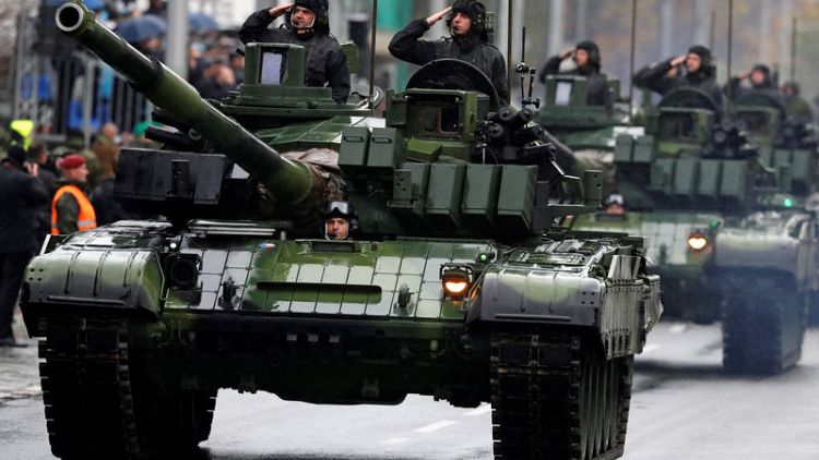 Czechs celebrate centenary with largest military parade since communist era