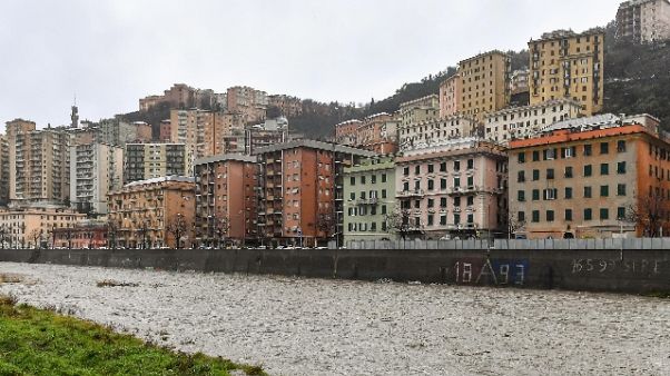 Genova in allerta rossa senza criticità Genova in allerta rossa senza criticità