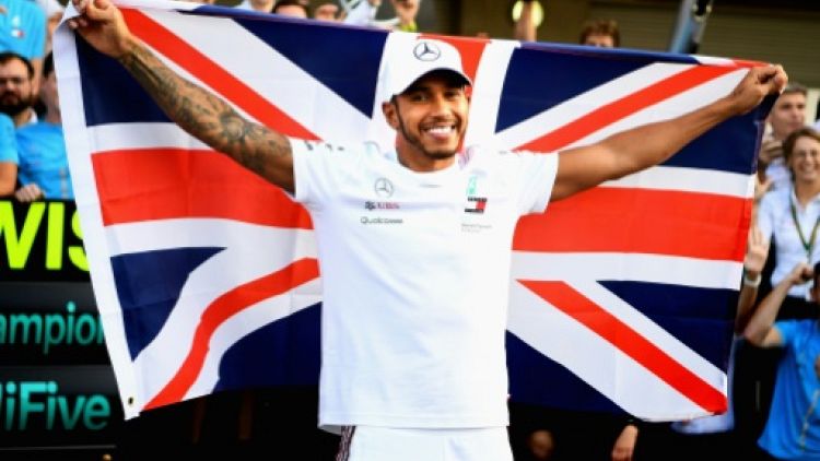 Le Britannique Lewis Hamilton vainqueur du GP de Mexico le 28 octobre 2018