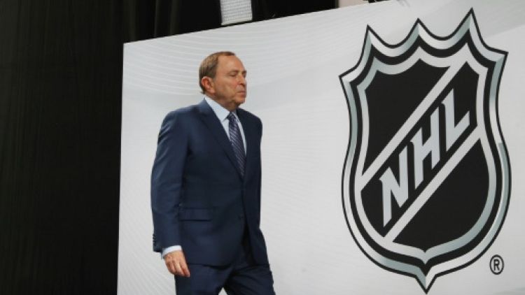 Le commissaire de la NHL Gary Bettman à Dallas le 22 juin 2018