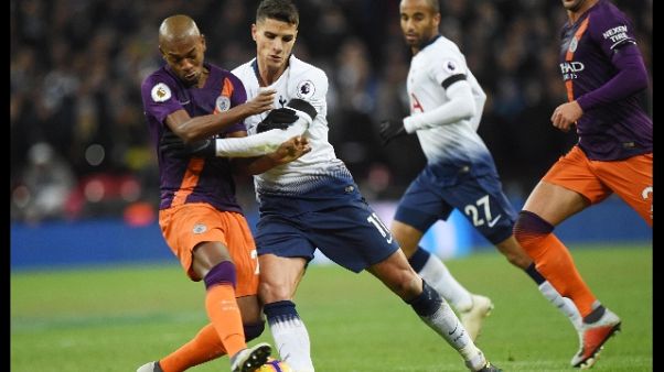 Premier: City batte Tottenham, torna 1/o Premier: City batte Tottenham, torna 1/o