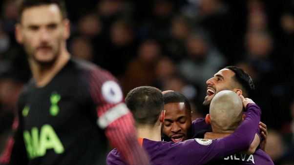 الجزائري محرز يهدي مانشستر سيتي الفوز على توتنهام الجزائري محرز يهدي مانشستر سيتي الفوز على توتنهام