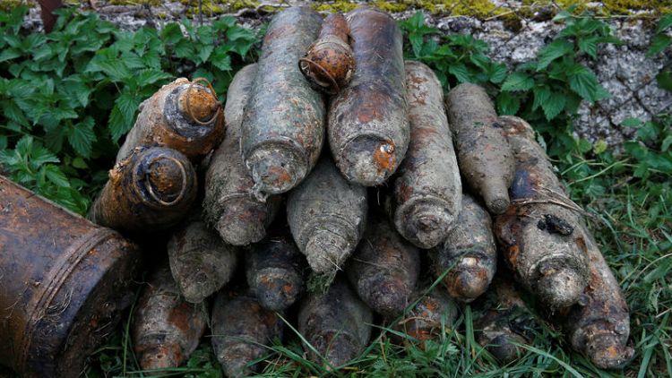 A century on from WW1, 100 years of work remains to clear munitions