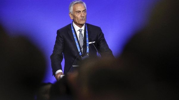 Al via primo consiglio Figc era Gravina Al via primo consiglio Figc era Gravina