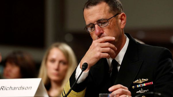 U.S Navy chief says U.S, China to 'meet more and more on high seas' U.S Navy chief says U.S, China to 'meet more and more on high seas'
