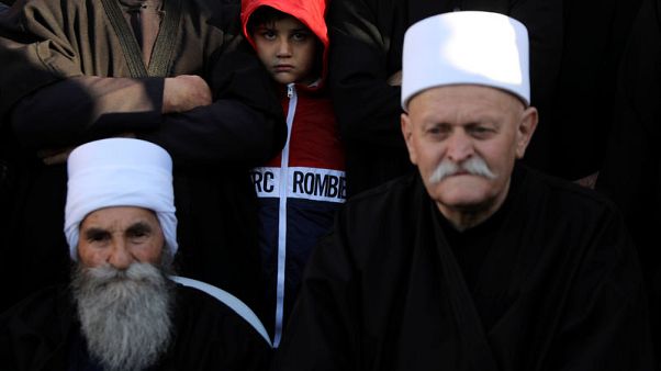 Druze on Golan Heights protest against Israeli municipal election Druze on Golan Heights protest against Israeli municipal election