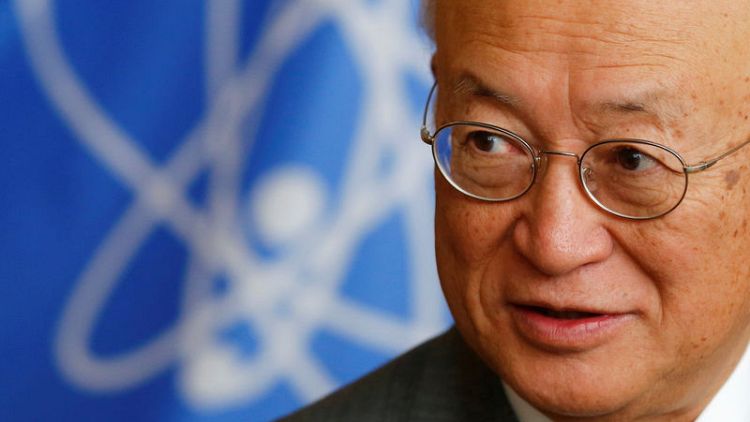 U.N. nuclear chief returns to work after unspecified medical treatment