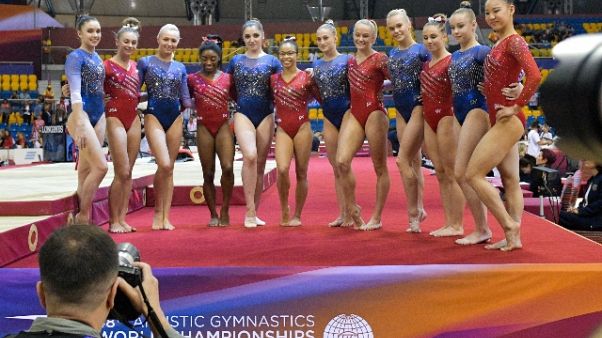Mondiali artistica,Usa oro squadre donne Mondiali artistica,Usa oro squadre donne