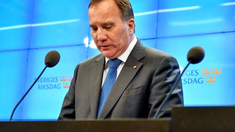 Swedish caretaker PM says speaker's talks made progress in breaking deadlock