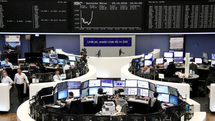 الأسهم الأوروبية تغلق منخفضة تحت ضغط نتائج مالية مخيبة للآمال