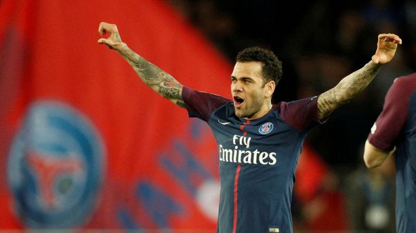 Dani Alves trains with team mates eyeing PSG return Dani Alves trains with team mates eyeing PSG return