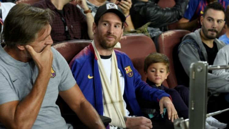 FC Barcelone: Messi reprend la course après sa blessure au bras