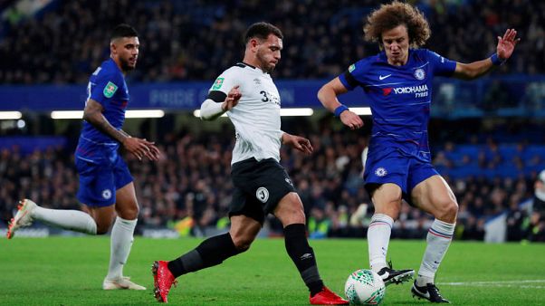 Chelsea beat Lampard's Derby to reach League Cup quarters Chelsea beat Lampard's Derby to reach League Cup quarters