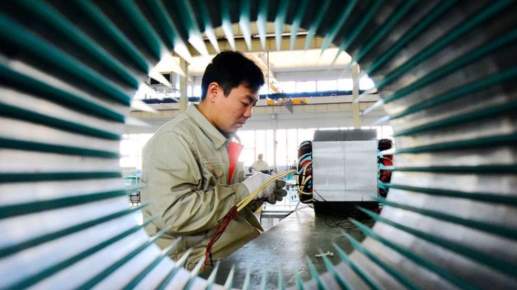 China's factory sector barely grows in October, export orders extend slump: Caixin PMI