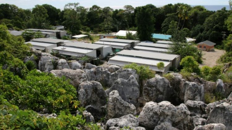 Le camp de réfugiés "Camp Four" sur l'île de Nauru, le 2 septembre 2018