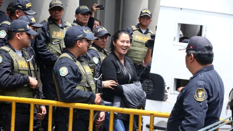 Scandals, jail sink Peru's Fujimori dynasty again