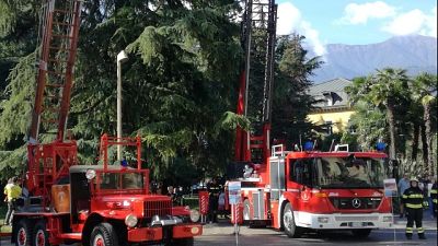 Maltempo,frana muraglione a Casamicciola Maltempo,frana muraglione a Casamicciola