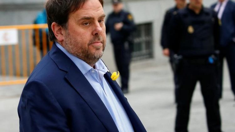Spain prosecutor calls for jailed Catalan leaders to be charged with rebellion, misappropriation of funds