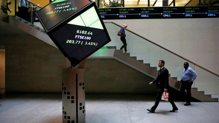 FTSE hits three-week high on optimism over Brexit, U.S.-China trade