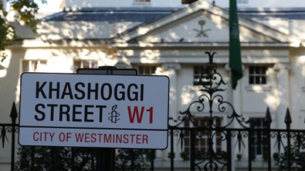 Une rue de Londres rebaptisée Khashoggi, un mois après son meurtre Une rue de Londres rebaptisée Khashoggi, un mois après son meurtre
