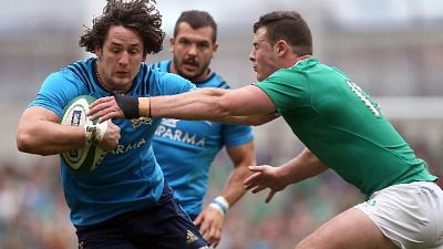 Rugby:Irlanda-Italia,Campagnaro ci crede Rugby:Irlanda-Italia,Campagnaro ci crede