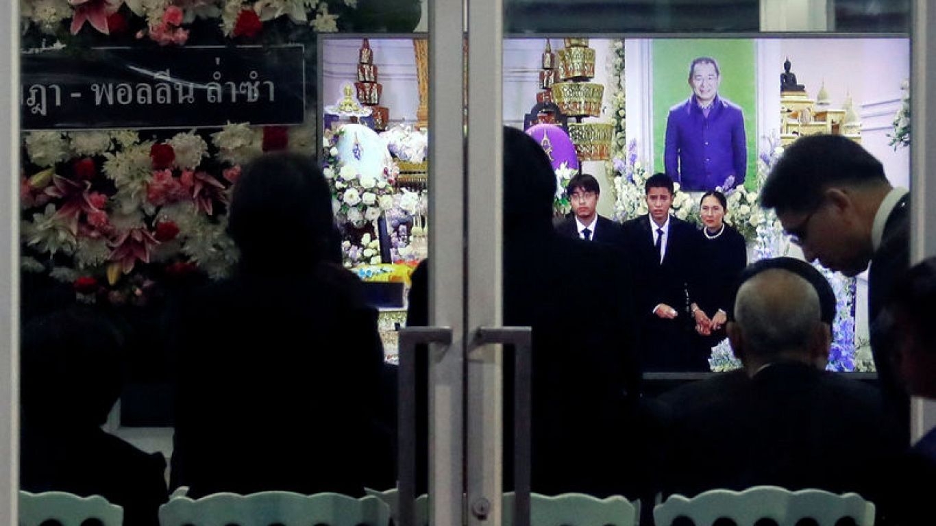 Leicester City owner's Buddhist funeral starts in Thailand with royal