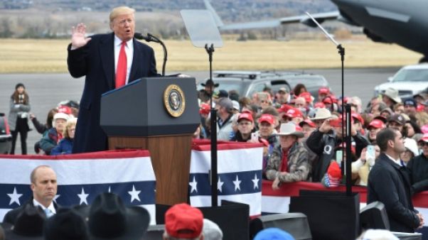 Donald Trump le 3 novembre 2018 à Belgrade, Montana Donald Trump le 3 novembre 2018 à Belgrade, Montana