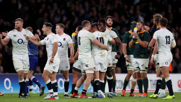 Farrell kicks England to 12-11 win over South Africa Farrell kicks England to 12-11 win over South Africa